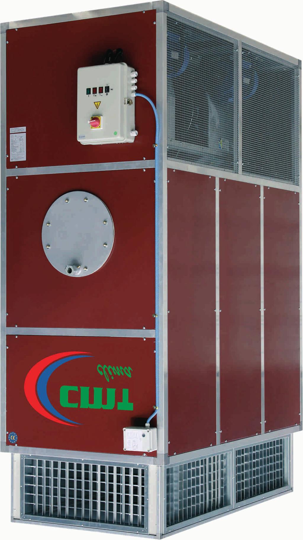SERIA G Generatoare de aer cald de pardoseala, cu arzator cu functionare pe gaz sau motorina, cu aer insuflat.