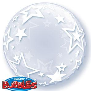Bubbles 22" clear Stars "BubblesBalloonsStars" Pallone myalr BUBBLES 61 cm deco Balloons &