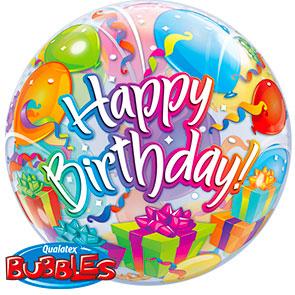 Happy Birthday "68650" Bubbles