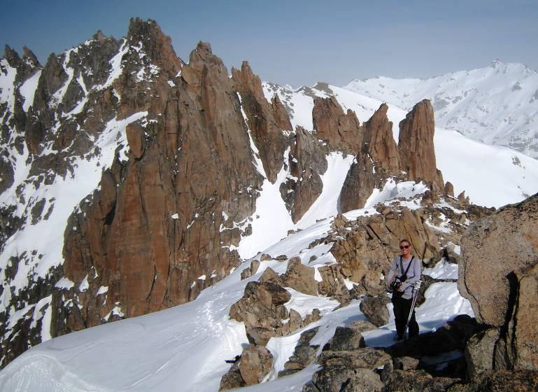 canale per raggiungere una cima