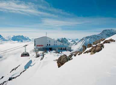 PIZ NAIR PIZ NAIR IL NOSTRO PARTNER ON TOP OF THE WORLD Con i suoi 3057 metri, il Piz Nair sovrasta St. Moritz ed è la vetta per eccellenza del comprensorio sciistico Corviglia.