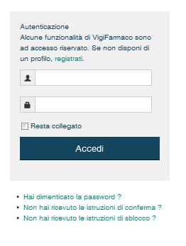 Prima registrazione: aperta la schermata di autenticazione cliccare su Registrati (figura 4).