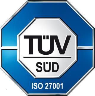 7 di 8 Nota: nel caso di ulteriori certificazioni di sistema di gestione ottenute con TÜV Italia potrà essere inviato se disponibile - un marchio specifico che faccia riferimento anche agli altri