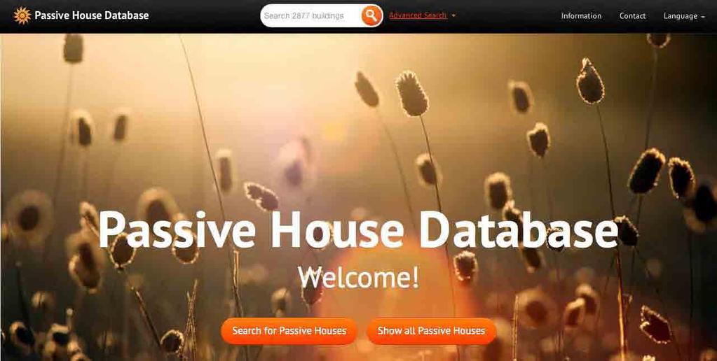 Passivhaus Database Un portale mondiale raggruppa gli edifici