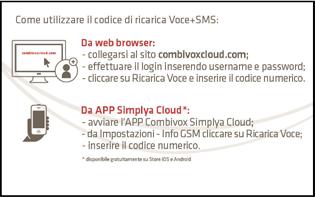 Durante questo periodo, è sempre possibile verificare il traffico voce/ SMS residuo dal portale, tramite il riquadro TIPO SERVIZIO CLOUD nella