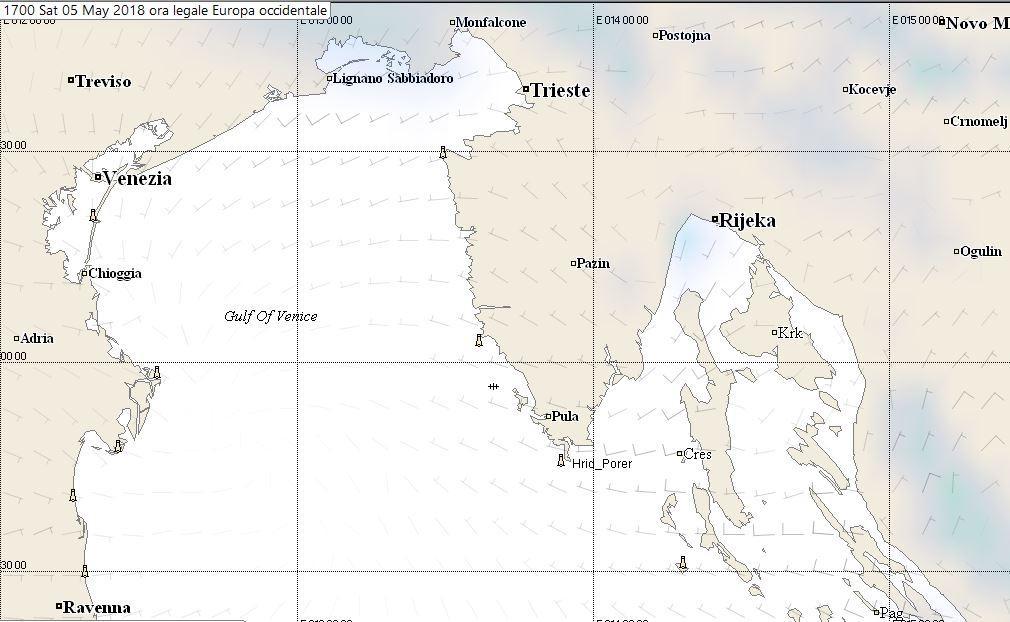 THE LOCAL WEATHER FORECAST (7) THE «SUGGESTED» ROUTE FOR A 40 FOOT BOAT 05 MAGGIO 1600LT- 1900LT ROVIGNO 05 MAGGIO 2018 1600LT- 1900LT Open mind?