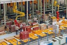 Integra i processi di approvvigionamento delle linee di produzione con lo stoccaggio e la successiva spedizione dei prodotti.