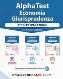 Scaricare Alpha Test. Economia giurisprudenza. Kit di preparazione. Con Contenuto digitale per download e accesso on line SCARICARE ISBN: 8848320139 Formati: PDF Peso: 12.