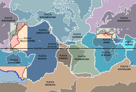 La tettonica delle placche Negli anni sessanta venne formulata una nuova teoria che seguendo la logica di altre teorie formulate in precedenza, ad esempio quella della deriva dei continenti, le