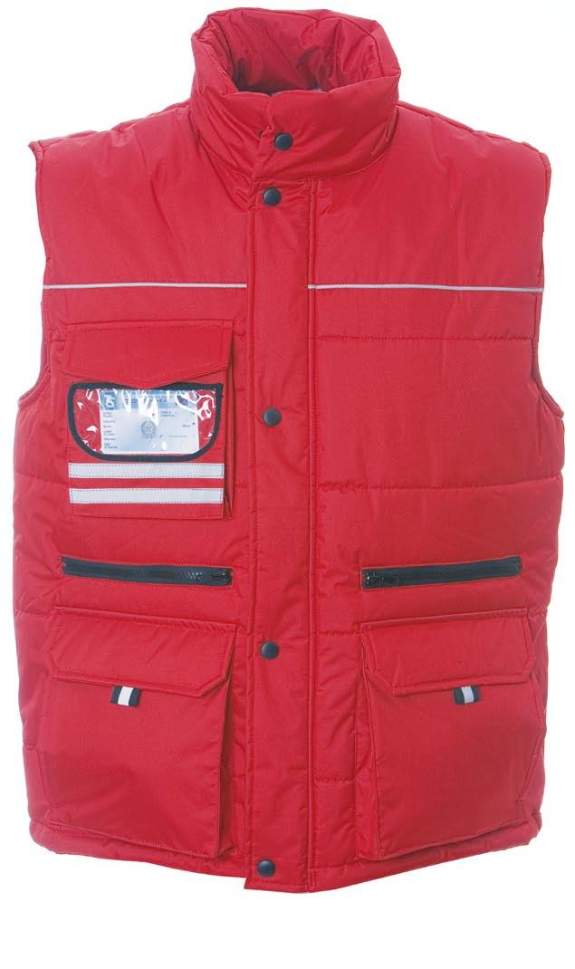 Waistcoat in pongee/pvc coating Gilet en pongee/pvc Pongee/PVC