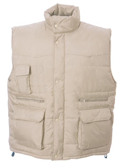 gilet imbottiti Wales Gilet multitasche in polyestere pongee - Spalmatura in PVC -