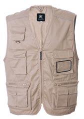 chiudibili mediante zip o velcro - Profili rifrangenti Jacket Multipockets in soft shell waistcoat 92%