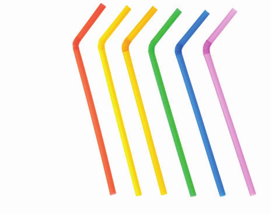 CANNUCCE flexible straws FC090.8 CANNUCCE PIEGHEVOLI cm 24/0,8 Cnf. 250 pz. c.a. FLEXIBLE STRAWS AROX 24*0,8 cm ASSORTED SOLID COLORS AROX. 250 pcs.