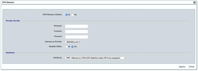 Nella pagina che si aprirà verificare che le impostazioni siano come nella schermata qui di seguito avendo cura di inserire: Nel campo