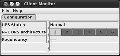 1-2 Versione Java Client monitor: è il software che visualizza le principali informazioni di stato dell' tramite l'interfaccia grafica del sistema operativo.