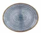 8 x 15.3cm 11¾" x 6" SLATE BLUE OVAL PLATE SPSBOP12 31.7 x 25.