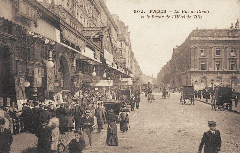 Un immagine d'epoca del Grand Bazar de Ville, il Grande