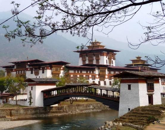 Bhutan, dall aspetto curioso anche se non proprio bello. Pensione completa. Pernottamento in hotel.