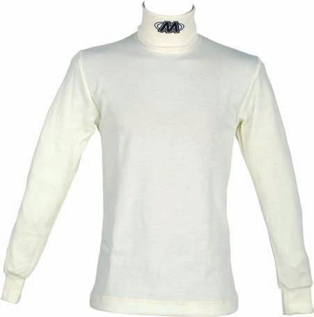 Nomex underwear Turtleneck vest - Complying with FIA 8856-2000 standard.