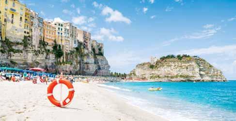 Tropea hotel roccette mare 3* Bijeli pijesak, tirkizno more i prekrasan pogled na otok Isola Santa Maria Položaj: uz znamenitu pješčano-šljunčanu plažu u mjestu Tropea, u neposrednoj blizini otoka