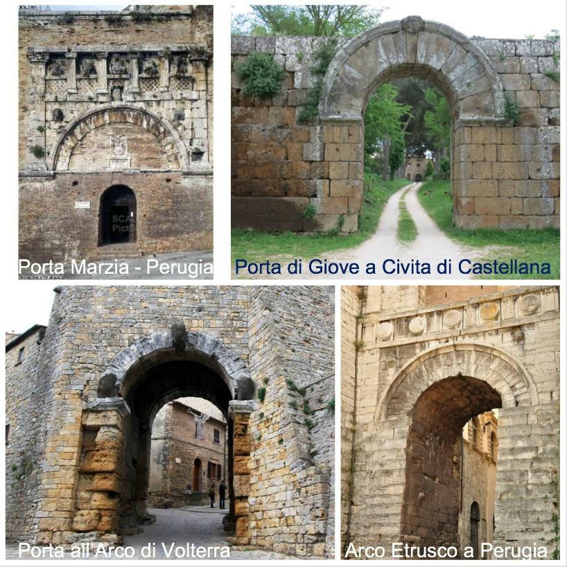 L Arco Etrusco. L arco: è un sistema costru-vo già visto nell archite0ura etrusca.