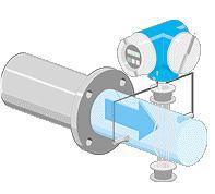 C MISURATORE ELETTROMAGNETICO Principio di funzionamento: liquido (anche impasto o emulsione, no gas) elettricamente conduttivo attraversa sensori elettromagnetici.