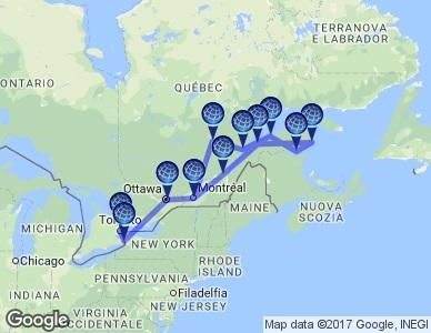 Potrete ammirare orsi, balene, lupi, alci ed altri animali selvatici. Vi aspetta un Canada unico nel suo genere, particolare e selvaggio.