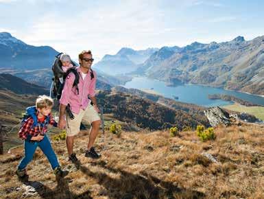 PREZZI BIGLETTI ESCURSIONI ESCURSIONE ALPINA CON VISTA BIGLIETTI ESCURSIONI CORVATSCH mezzi di trasporto pubblici esclusi SURLEJ CORVATSCH MURTEL Adulti CHF 50. Bambini, metà-prezzo, AG CHF 25.