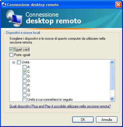 Così facendo, quando sul computer remoto si aprirà la finestra Risorse del computer, sarà possibile vedere sia le unità sul computer remoto che quelle sul computer locale.