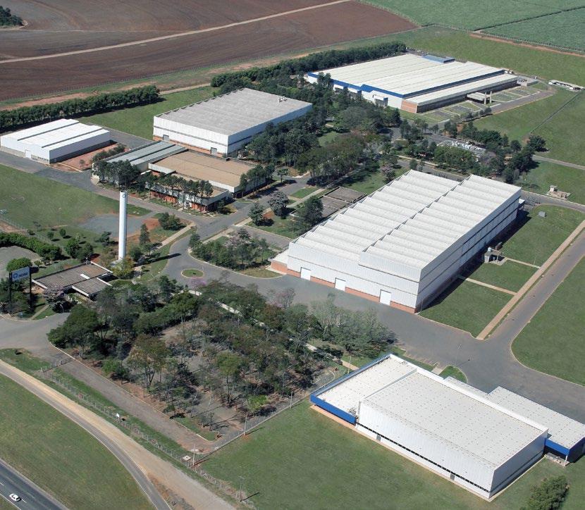 Vista del sito industriale ROMI, a Santa Bárbara d Oeste - SP, Brasile INNOVAZIONE + QUALITÀ ROMI: prodotti di alta qualità sin dal 1930.