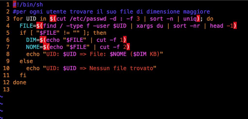 standard output standard input pipeline Metacaratteri