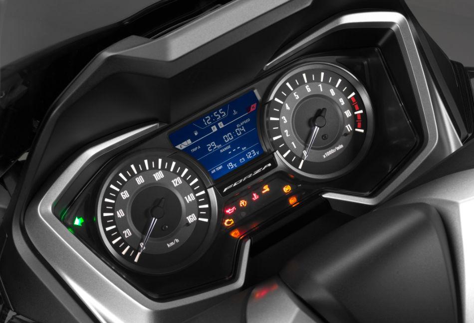 2. Panoramica del modello Il nuovo Forza 300 ha un look sportivo, deciso, e dimensioni più snelle e compatte rispetto al design precedente.