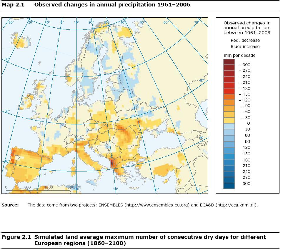 IL CLIMA CHE AVREMO incremento della frequenza e dell intensità di allagamenti Oculata