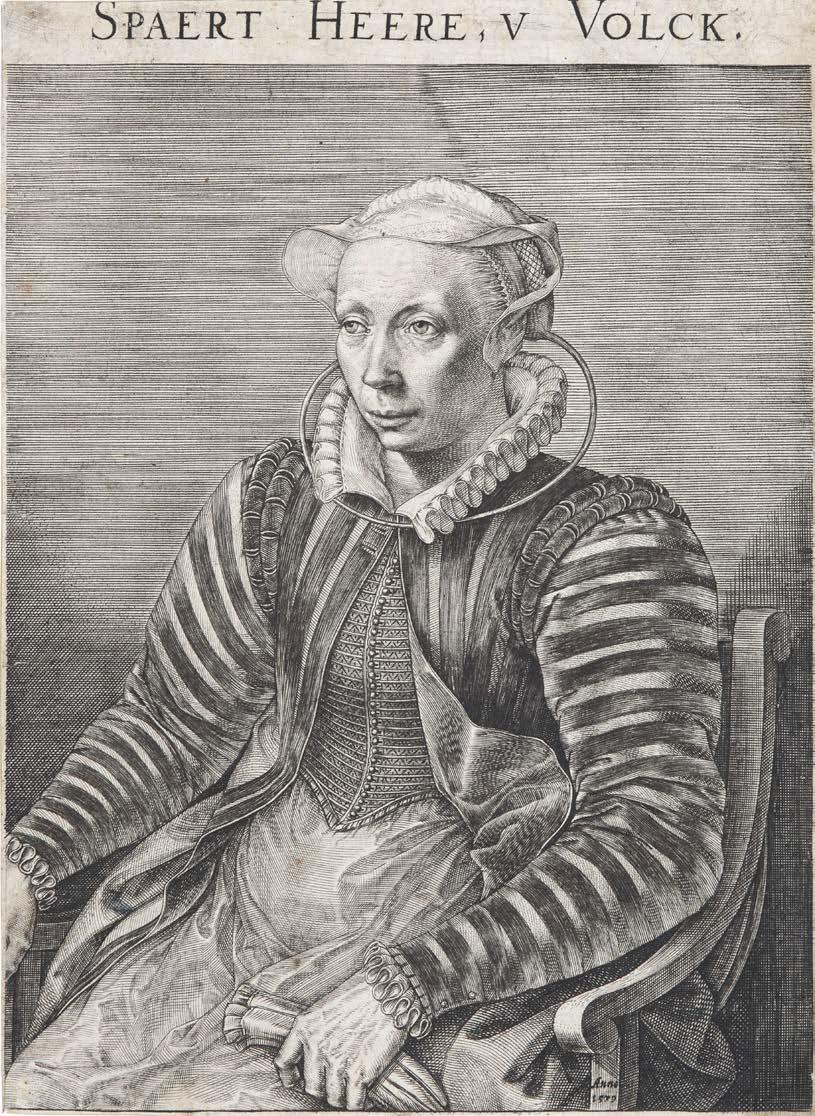 Fig. 3: Johannes Wierix, Ritratto di Volcxken Diericx, 1579,