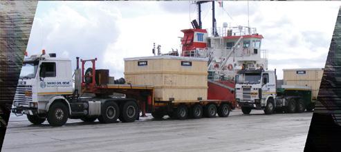 FUORI SAGOMA & FERROVIARIO SERVIZI TRASPORTO ECCEZIONALE Savino Del Bene ha dimostrato di essere altamente specializzata nel mercato breakbulk e cargo di tutto il mondo, grazie a una flotta