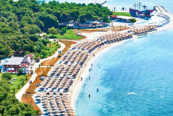 SOLARIS BEACH RESORT Šibenik POLOHA: rekreačný komplex SOLARIS - ŠIBENIK, právom označovaný za najlepšie vybavený komplex na celom chorvátskom pobreží, sa nachádza na zelenom polostrove, len cca 6 km