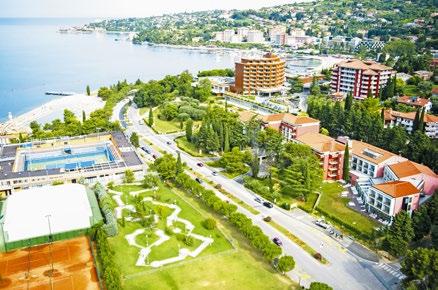 METROPOL RESORT Portorož POLOHA: na opačnej strane krásneho mesta Portorož sa nachádza v zelenej časti hotel Remisens Lucija, päťhviezdičkový hotel Remisens Premium Metropol a jeho dva