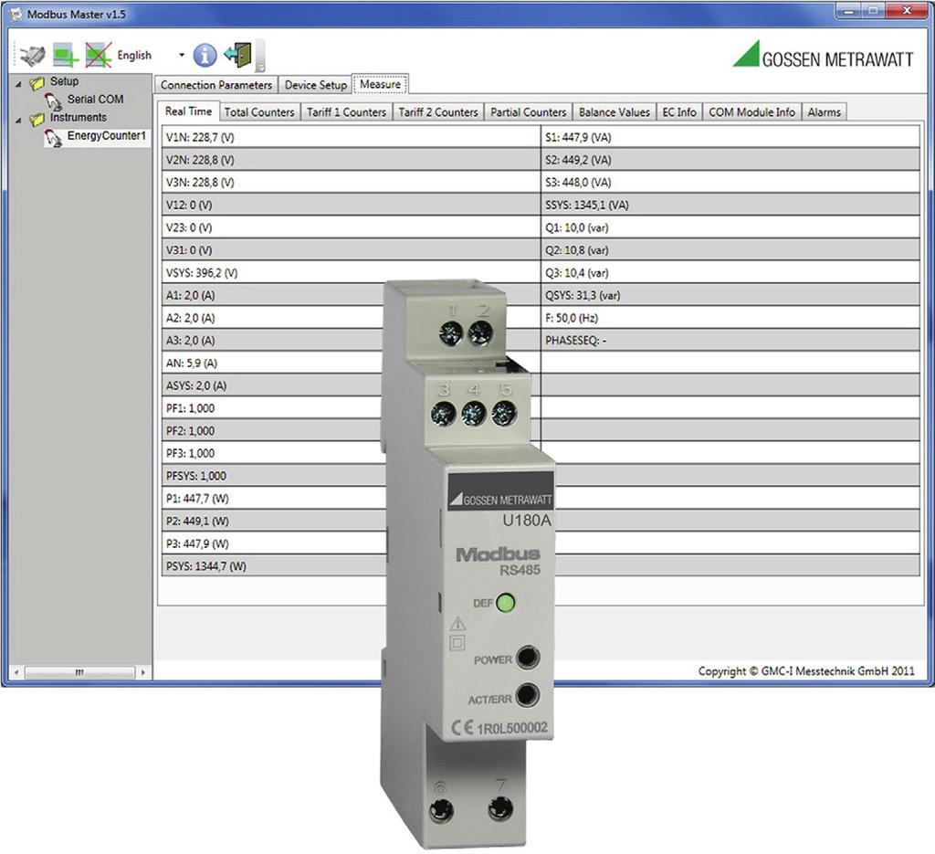 Register Descripton MODBUS