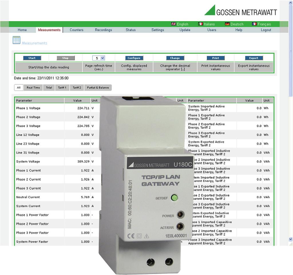 MODBUS RTU/ASCII/TCP