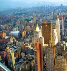 Kolekcia naj mrakodrapov: Empire State Building, v minulosti považovaný za ôsmy div sveta, z ktorého vidieť Manhattan ako na dlani.