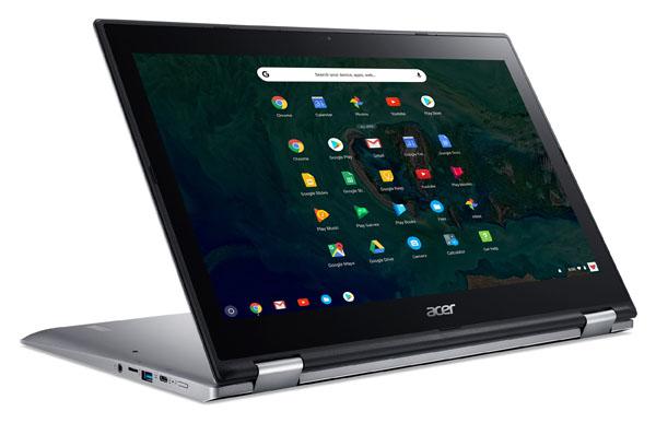Nel corso di next@acer a New York, l'azienda taiwanese ha aggiornato il suo Chromebook 15 (CP315-1H/1HT) con un'autonomia fino a 12 ore ed ha presentato il nuovo Acer Chromebook Spin 15, il primo