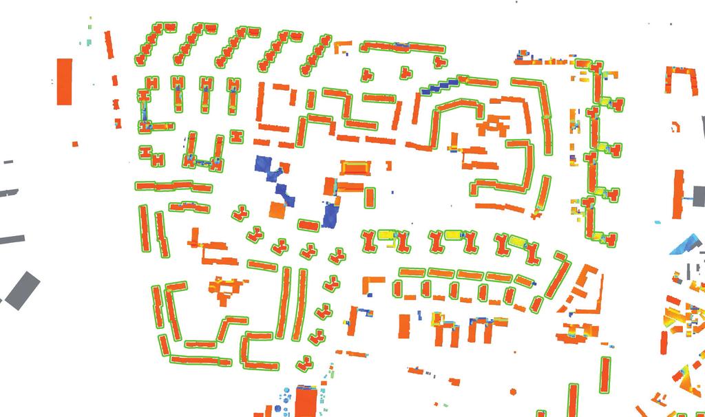 Per effettuare l elaborazione si è partiti dai dati cartografici forniti dalla città di Torino e da quelli forniti dall ATC, individuando mediante questi ultimi gli edifici appartenenti all ATC nel