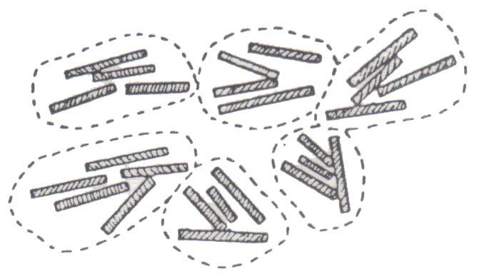 salmastra (argille marine): Struttura flocculato-dispersa