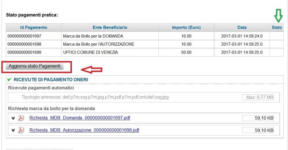 Come già indicato nel capitolo precedente, la transazione di pagamento PagoPA risulta in lieve differita, per cui può succedere che al ritorno alla pagina del SUAP il pagamento non sia ancora