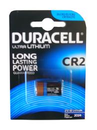 1.00* - pile duracell ultra CR2 litio specialistiche DLCR2 EL1CR2 CR15H270 per macchine fotografiche, termostati e centraline, volt