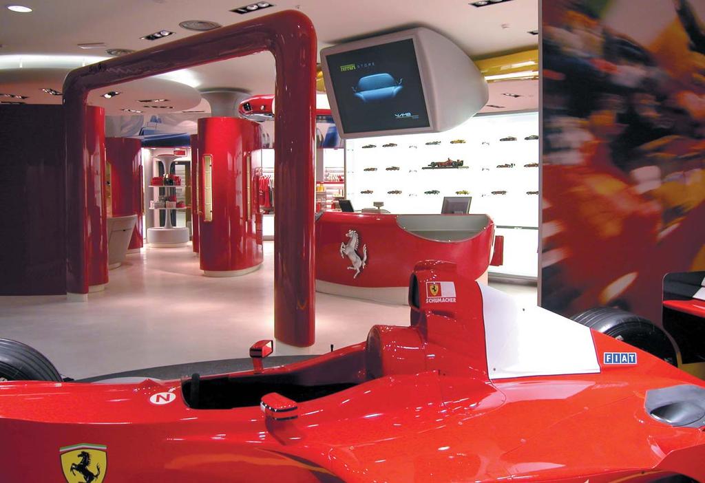 Ferrari Idea Apre a Maranello il primo Ferrari Store al mondo Shopping Testo Alessandro Giudice Foto Santi Caleca Callo Se lo scopo era quello di rievocare le sensazioni che si provano a contatto del