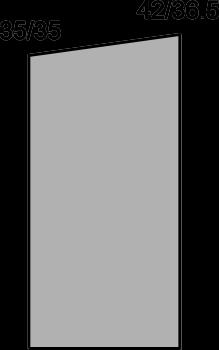 Tubo di rame, solaio rigido ( 150 mm) relazione tra lo spessore della parete e il diametro del tubo Il grafico mostra lo spessore della parete del tubo (tc) rispetto al diametro del tubo (Ø dc) Tubi
