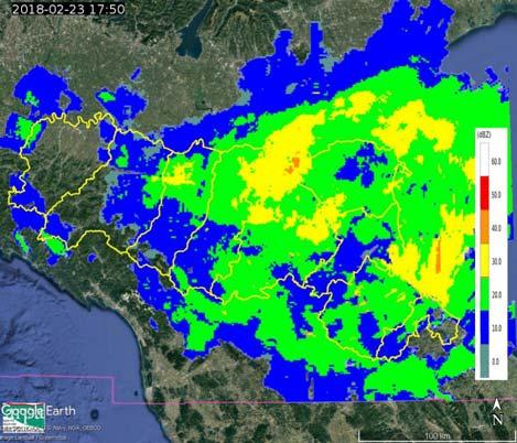 (in alto a destra), alle 17:50