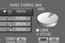 Effectuer un zoom Préparation: Sélectionnez le mode! ou #. Sélectionnez le mode d enregistrement. Zoom arrière Zoom avant Vérifier la charge restante de la batterie Mode!