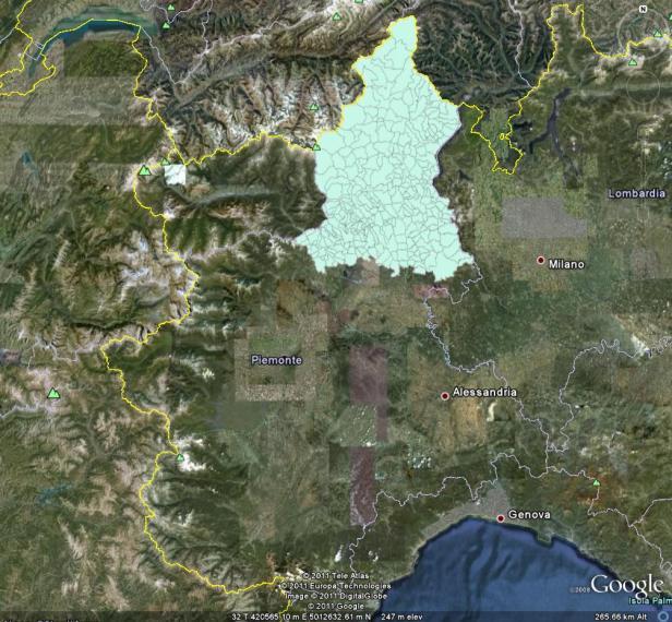 Attività della Regione Valle d Aosta La Regione Valle d Aosta ha completato l indagine ERS e Radarsat su tutto il territorio regionale ed attende per fine anno l aggiornamento delle risultanze